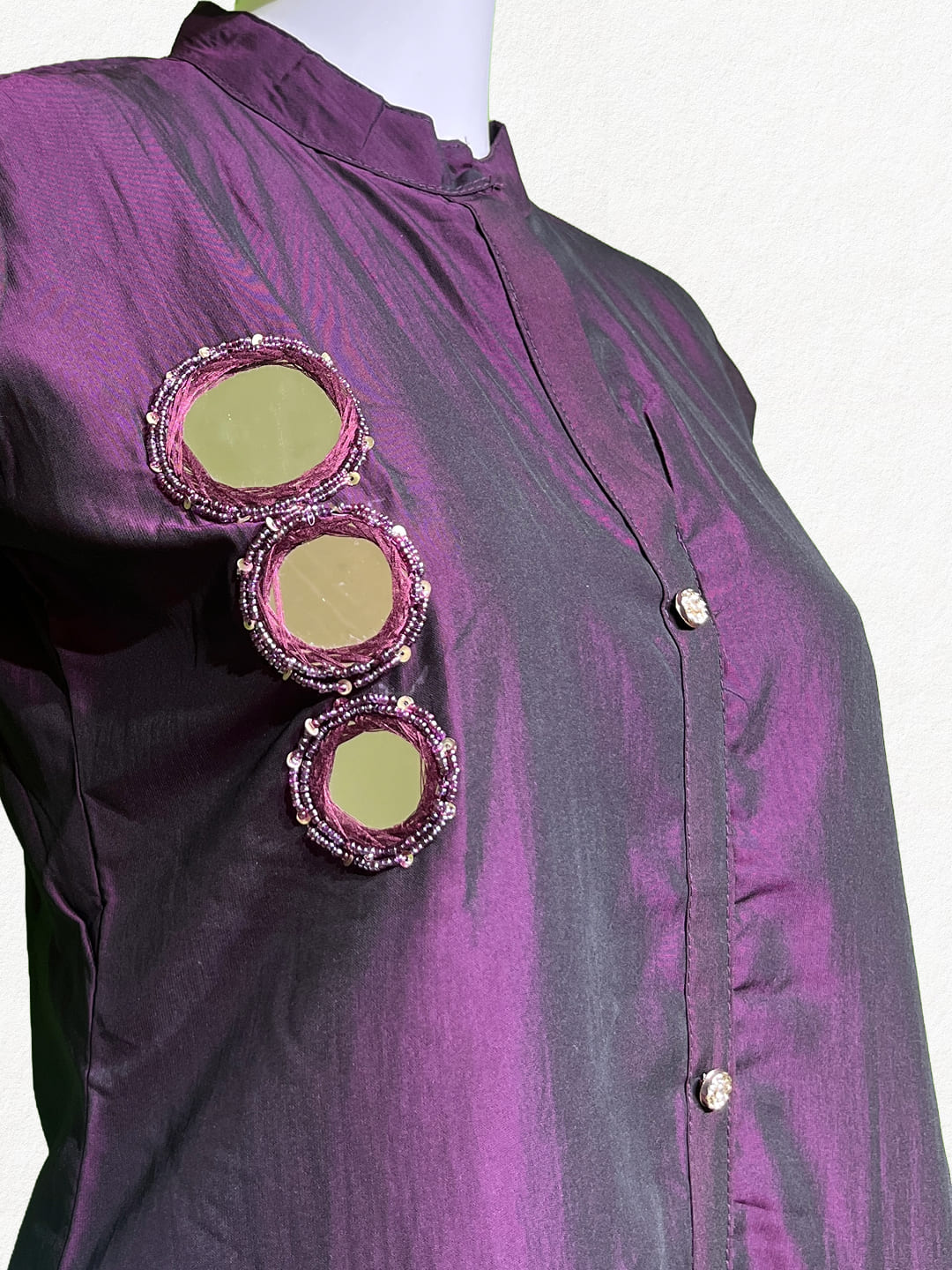Happiora Twilight Reflection: Mirror-Accented Co-ord Set
