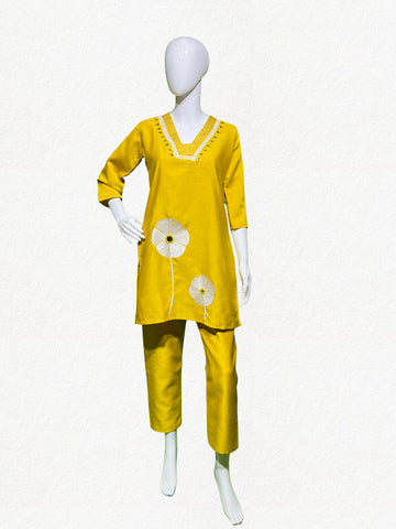Happiora Retro Bloom: Appliqué Co-ord Set