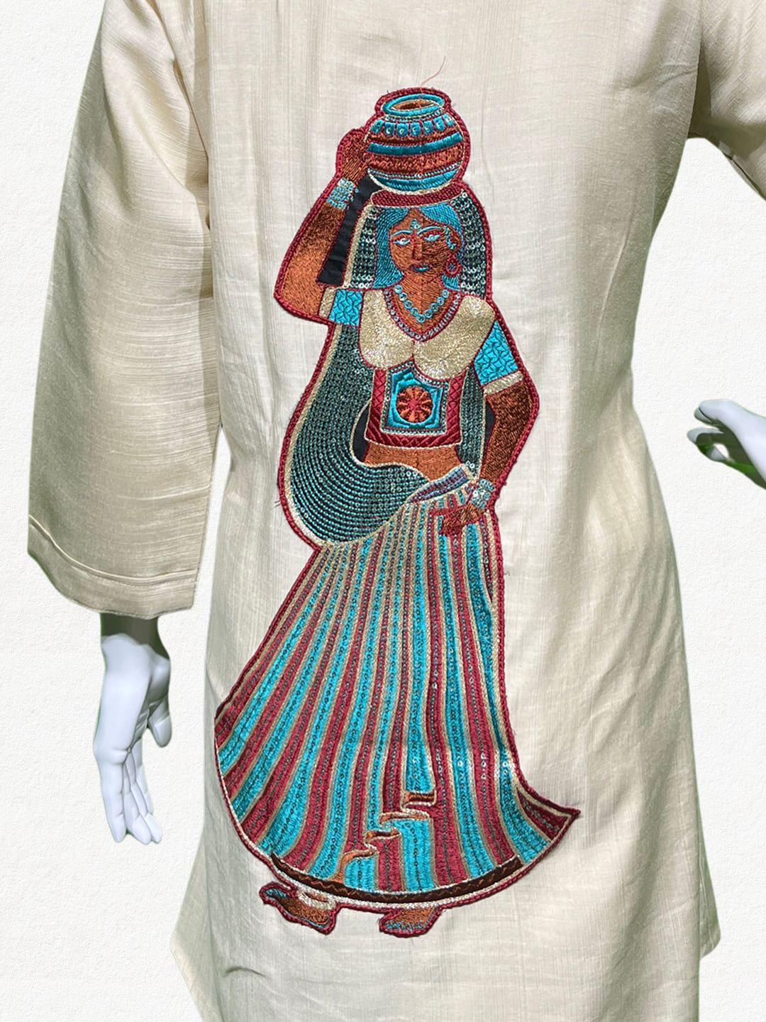 Happiora Desert Muse: Artisanal Embroidered Co-ord Set