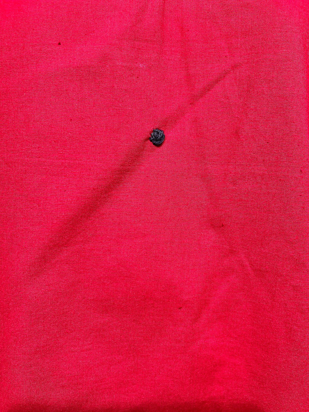 Happiora Crimson Spark: Minimalist Embroidered Kurti