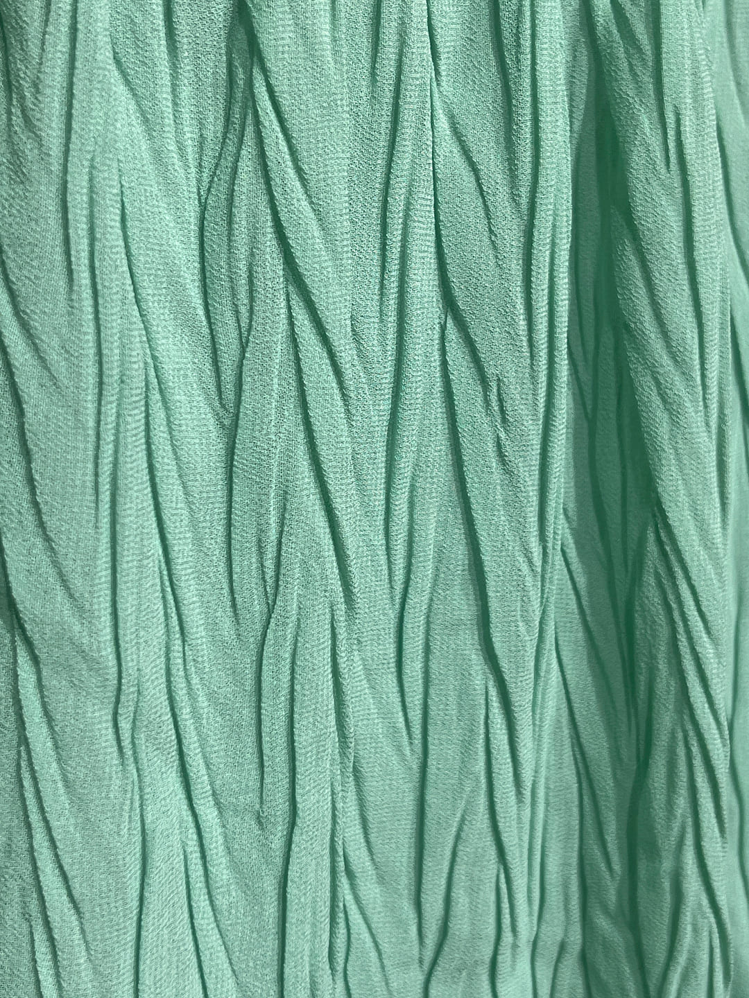 Mint Sorbet: Crushed Georgette Embroidered Tunic